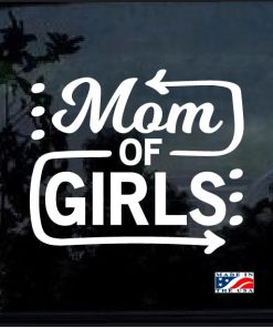 Mom of Girls Decal Sticker