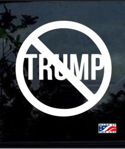 NO Trump Window Decal Sticker