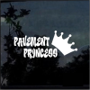 Pavement Princess Vinyl Window Decal Sticker
