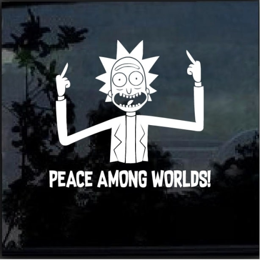 Rick Peace Among Worlds Decal Sticker
