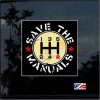 Save The Manuals Full Color Decal Sticker