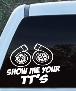 Show me your TT's Turbo window decal Sticker