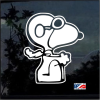 Snoopy Red Baron - Cartoon Decal Sticker