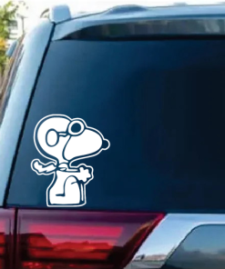 Snoopy Red Baron - Cartoon Decal Sticker