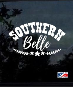 Southern Belle Window Decal Sticker