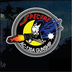 Spectre Gunship Lockheed ac130 Full Color Decal sticker