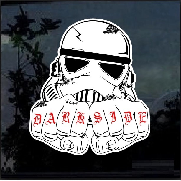 Stormtrooper Dark Side Decal Sticker Sticker