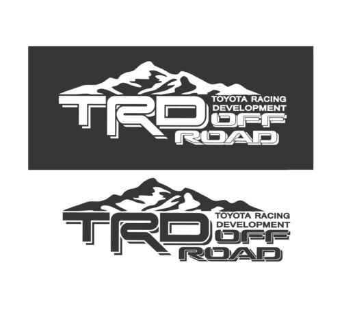Toyota TRD Mountains Decal Sticker Set A2