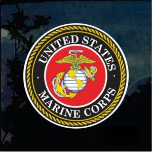 United States Marines Full Color Decal Sticker