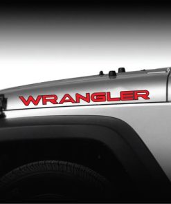 Wrangler ooutlined 2 color hood decal set a2
