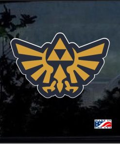 Zelda Triforce Full Color Decal Sticker