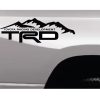 toyota trd offroad mountains decal sticker