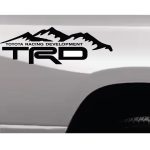 Toyota TRD Mountains Decal Set Toyota Trd Stickers