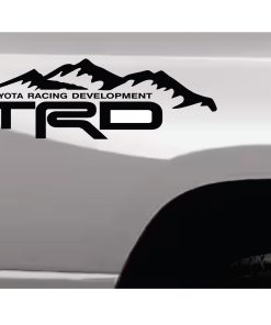 toyota trd offroad mountains decal sticker