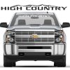 Chevy High Country Windshield Banner Decal Sticker