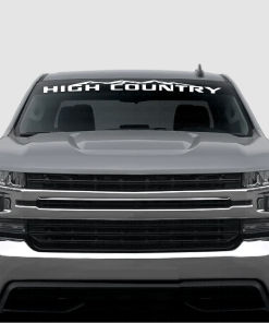 Chevy High Country Windshield Decal Sticker