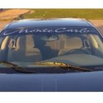 Monte Carlo Windshield Banner Decal Sticker