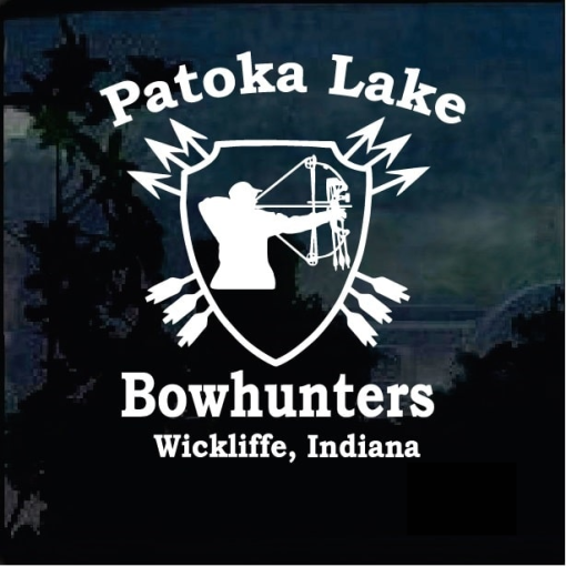 Patoka Lake Bowhunters Decal Sticker