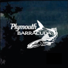 Plymouth Cuda Barracuda Decal Sticker