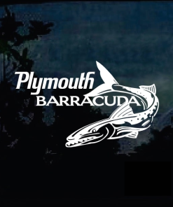 Plymouth Cuda Barracuda Decal Sticker