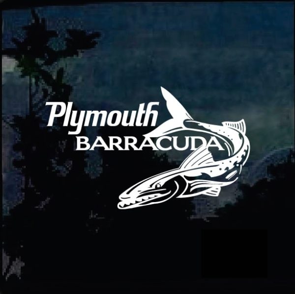 Plymouth Cuda Barracuda Decal Sticker