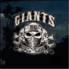 NY Giants For Life Full Color Outdoor Decal Sticker