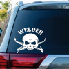 Skull Torch Spark Welding Welder Decal Sticker