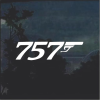 757 window decal Sticker