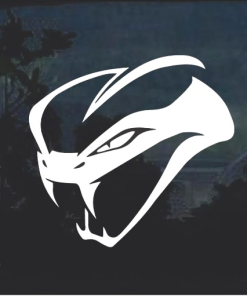 Dodge Viper SRT Snake Head Window Decal Sticker - Dodge Decal Sticker