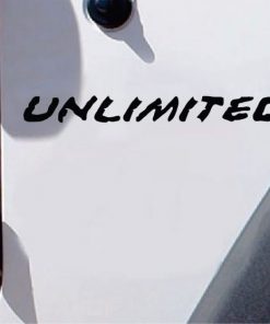 Jeep wrangler unlimited fender decal set of 2 muddy look