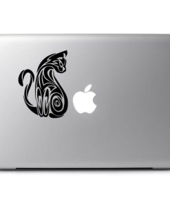 Laptop Stickers - Cat Feline Tribal - Decal