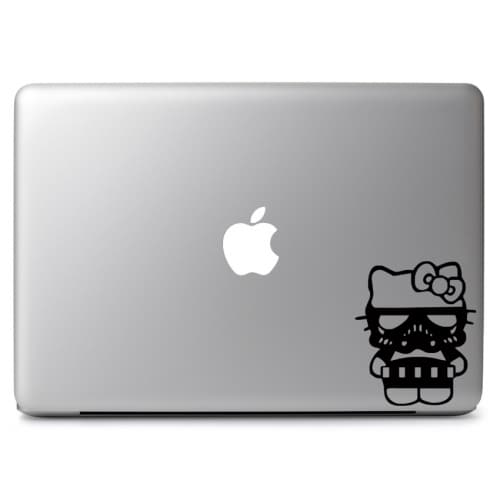 Laptop Stickers - Hello Kitty Storm trooper - Decal