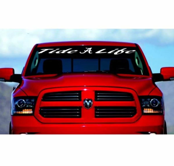 Tide Life Alabama crimson Tide Windshield Banner Decal