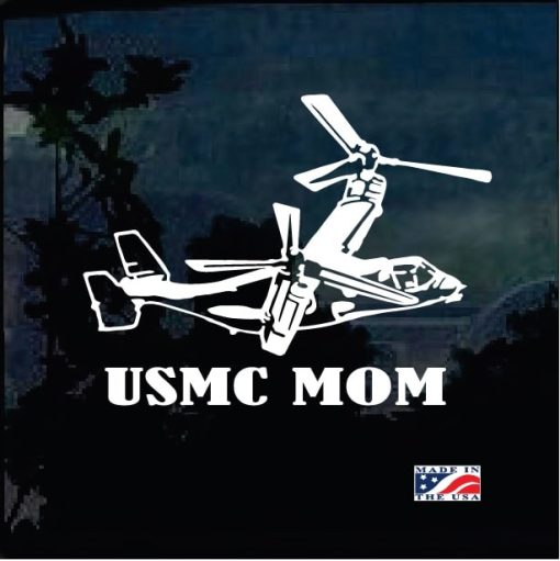 USMC Marine Mom Osprey Decal Sticker
