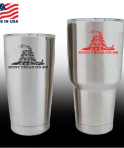 yeti decals - cup stickers - Dont Tread on me Gadsden Flag