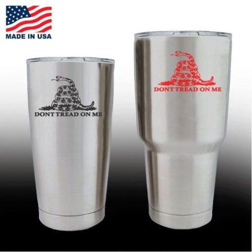 yeti decals - cup stickers - Dont Tread on me Gadsden Flag
