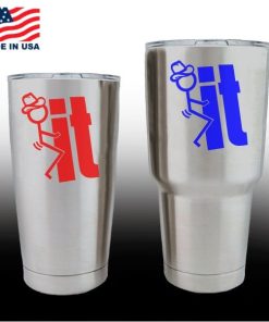 yeti decals - cup stickers - Fuck it Cowboy