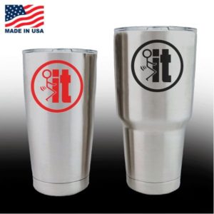 yeti decals - cup stickers - Fuck it Round