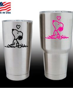 yeti decals - cup stickers - Snoopy