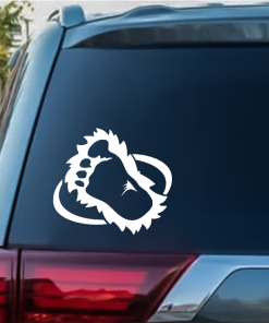 Bigfoot Footprint Sasquatch - Bigfoot Decal Stickers