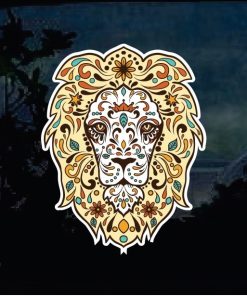Cool Stickers - Day of the Dead Lion