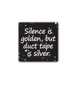 Hard hat stickers - Duct Tape is Silver