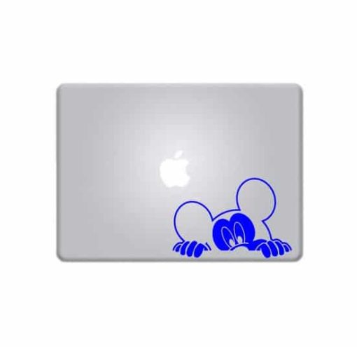 Laptop Stickers - Mickey Mouse peeking - Decal