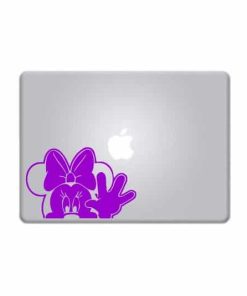 Laptop Stickers - Minnie Mouse Waiving - Decal