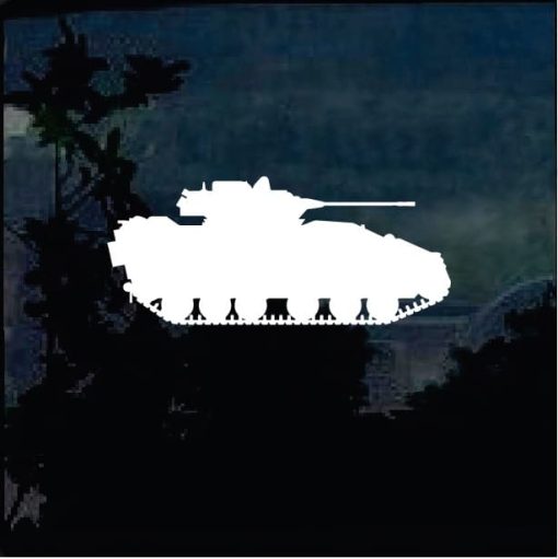 Military Decals – Tank Silhouette a4