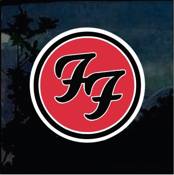 Band Stickers - Foo Fighters Full Color Decal
