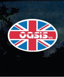 Band Stickers - Oasis uk Full Color Decal