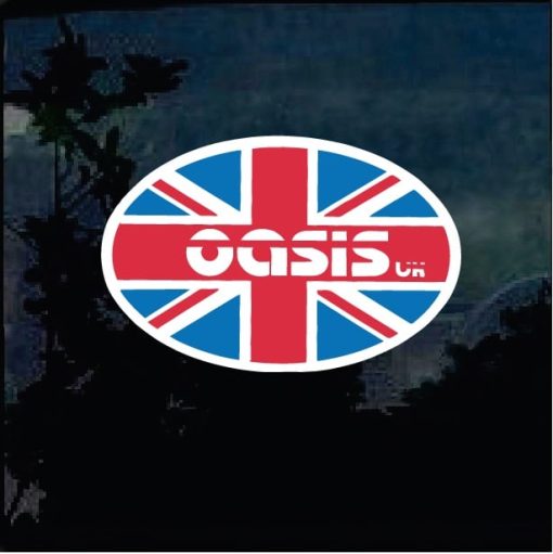 Band Stickers - Oasis uk Full Color Decal