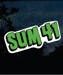 Band Stickers - Sum 41 Full Color Decal