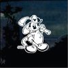 Car Decals - Mickey Mouse Fireman Firefighter Stickers